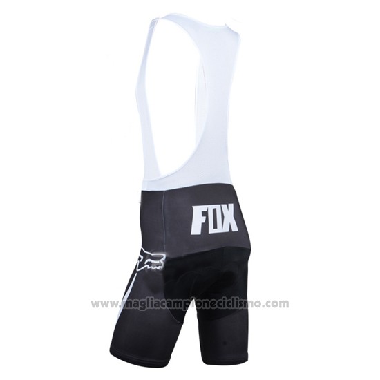 2014 Abbigliamento Ciclismo Fox Arancione Manica Corta e Salopette