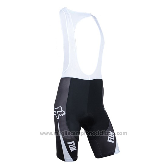 2014 Abbigliamento Ciclismo Fox Arancione e Bianco Manica Corta e Salopette