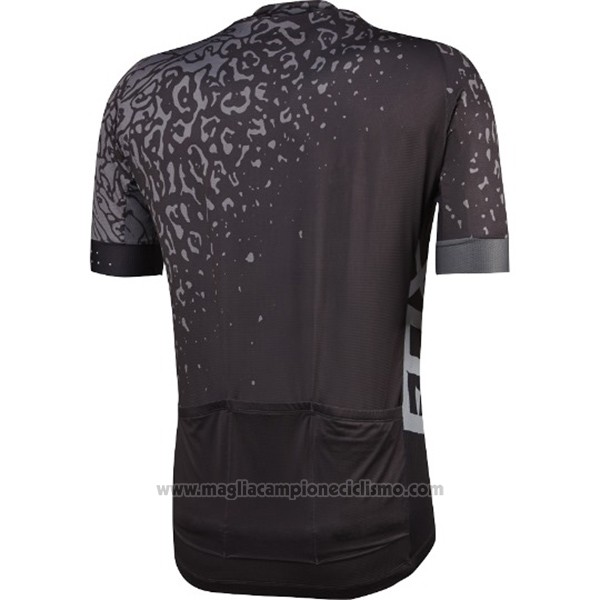 2017 Abbigliamento Ciclismo Fox Ascent Comp Grigio Manica Corta e Salopette