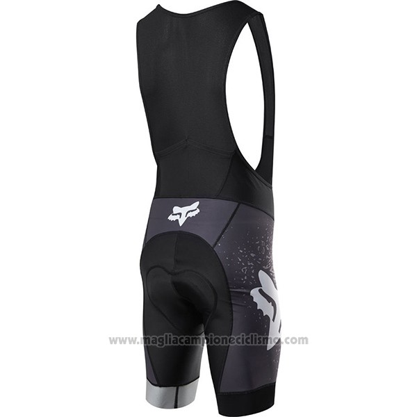 2017 Abbigliamento Ciclismo Fox Ascent Comp Grigio Manica Corta e Salopette