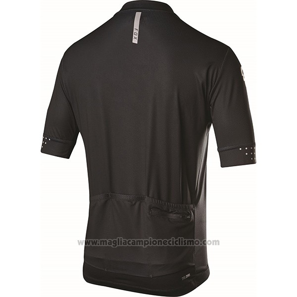 2017 Abbigliamento Ciclismo Fox Ascent Comp Nero Manica Corta e Salopette