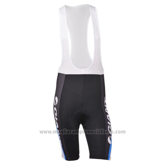 2013 Abbigliamento Ciclismo Giant Blu e Nero Manica Corta e Salopette