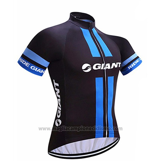2017 Abbigliamento Ciclismo Giant Nero Manica Corta e Salopette