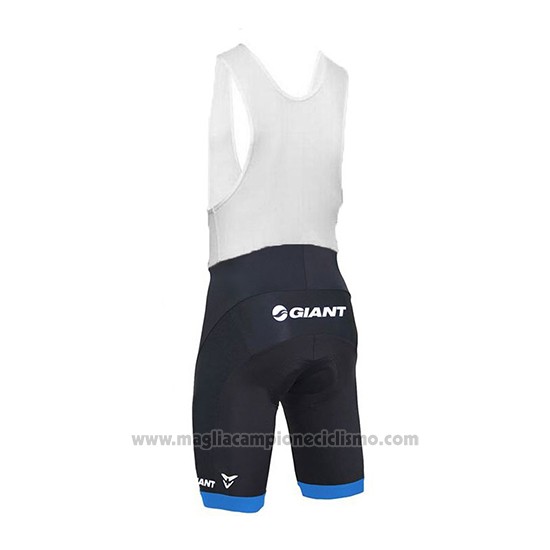 2018 Abbigliamento Ciclismo Giant Club Sport Blu e Nero Manica Corta e Salopette
