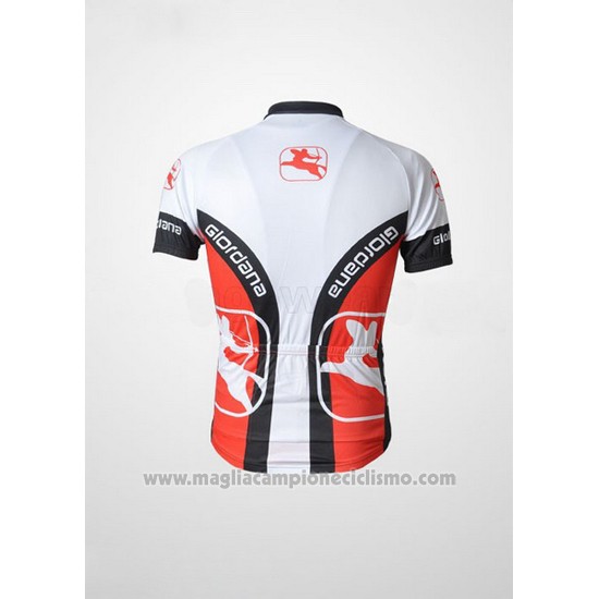 2010 Abbigliamento Ciclismo Giordana Bianco e Nero Manica Corta e Salopette