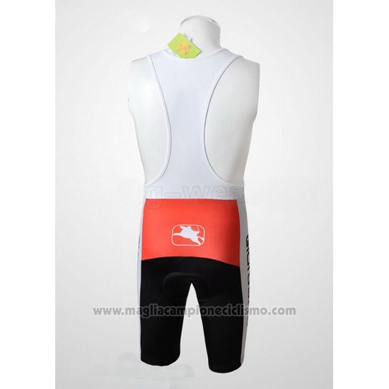2010 Abbigliamento Ciclismo Giordana Bianco e Nero Manica Corta e Salopette