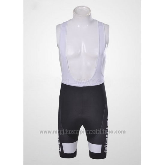 2011 Abbigliamento Ciclismo Giordana Bianco Nero Manica Corta e Salopette