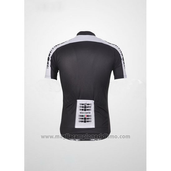 2011 Abbigliamento Ciclismo Giordana Bianco e Nero Manica Corta e Salopette