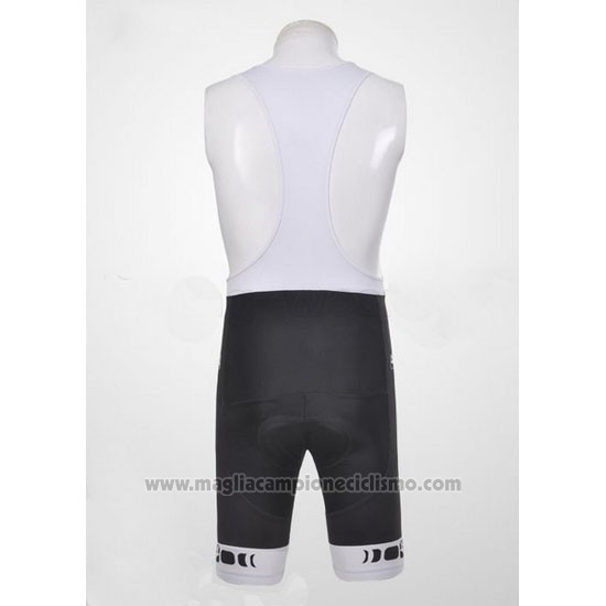 2011 Abbigliamento Ciclismo Giordana Bianco e Nero Manica Corta e Salopette