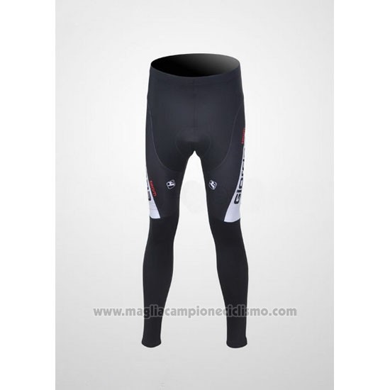 2011 Abbigliamento Ciclismo Giordana Rosso e Nero Manica Lunga e Salopette