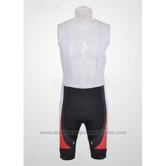 2012 Abbigliamento Ciclismo Giordana Bianco e Nero Manica Corta e Salopette