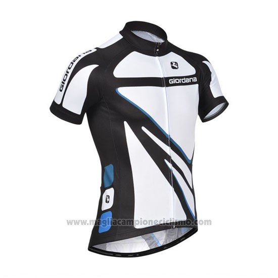 2014 Abbigliamento Ciclismo Giordana Bianco Manica Corta e Salopette