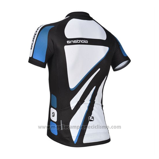 2014 Abbigliamento Ciclismo Giordana Bianco Manica Corta e Salopette