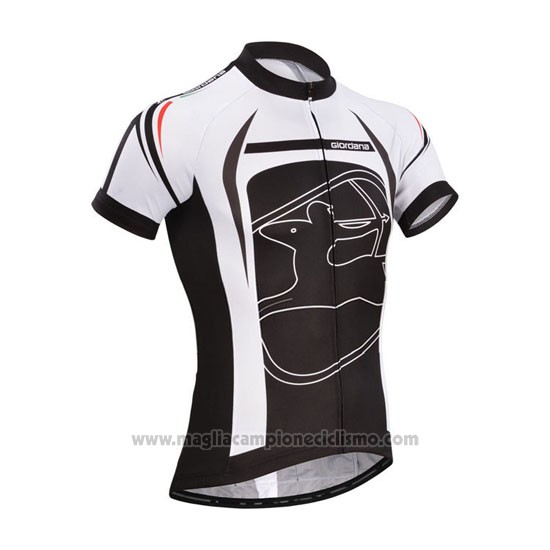 2014 Abbigliamento Ciclismo Giordana Nero Manica Corta e Salopette