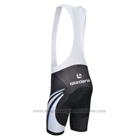 2014 Abbigliamento Ciclismo Giordana Nero Manica Corta e Salopette