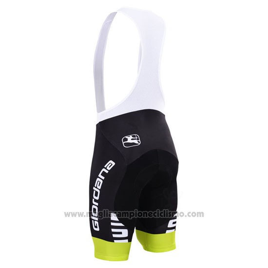 2015 Abbigliamento Ciclismo Giordana Nero e Bianco Manica Corta e Salopette