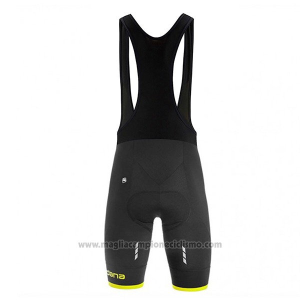 2017 Abbigliamento Ciclismo Giordana Sahara Nero Manica Corta e Salopette