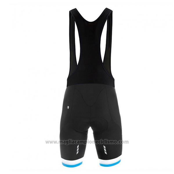 2017 Abbigliamento Ciclismo Giordana Silver Line Celeste Manica Corta e Salopette