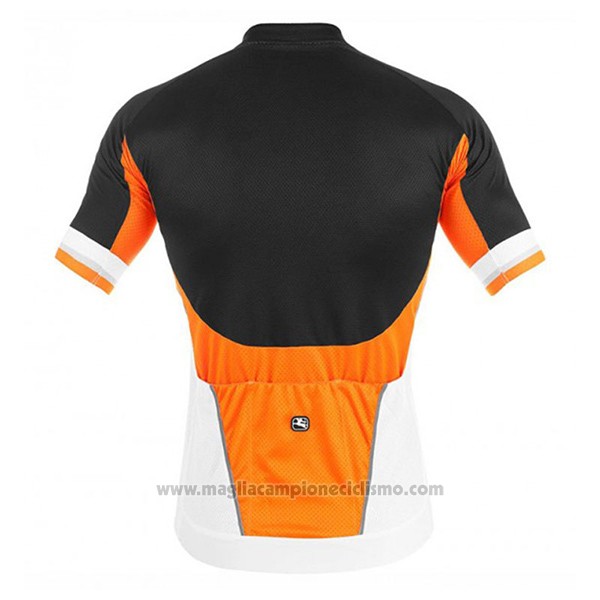 2017 Abbigliamento Ciclismo Giordana Silver Line Nero e Bianco Manica Corta e Salopette