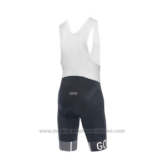 2018 Abbigliamento Ciclismo Gore Bianco Manica Corta e Salopette