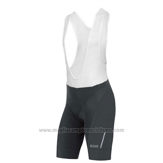 2018 Abbigliamento Ciclismo Gore C7 CC Nero e Rosso Manica Corta e Salopette