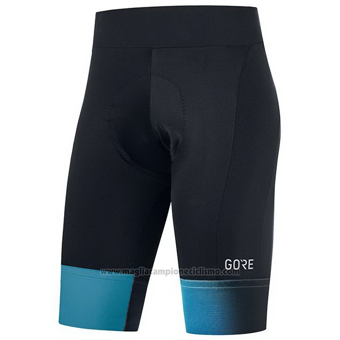 2021 Abbigliamento Ciclismo Gore Blu Manica Corta e Salopette