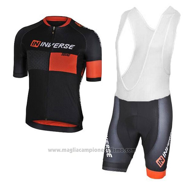 2017 Abbigliamento Ciclismo Inverse Nero Manica Corta e Salopette