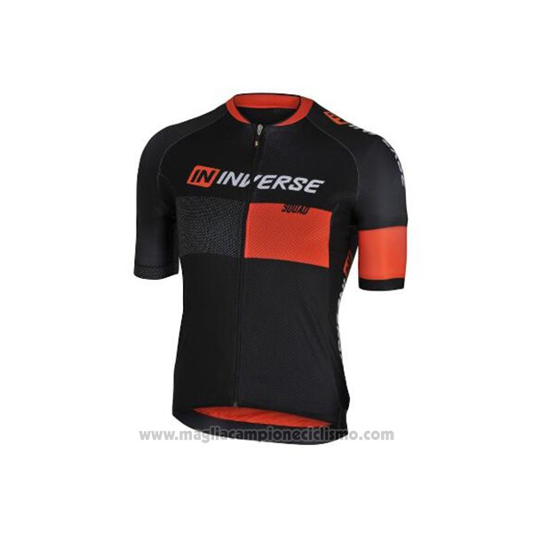 2017 Abbigliamento Ciclismo Inverse Nero Manica Corta e Salopette