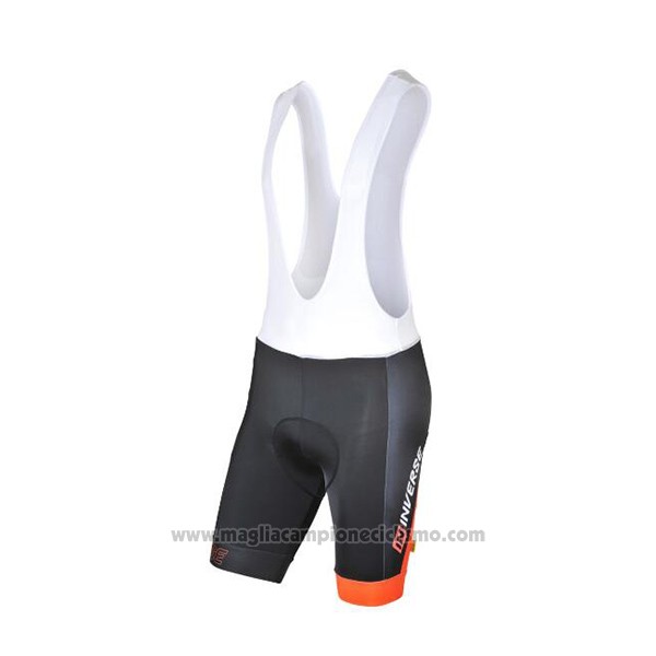 2017 Abbigliamento Ciclismo Inverse Nero e Arancione Manica Corta e Salopette