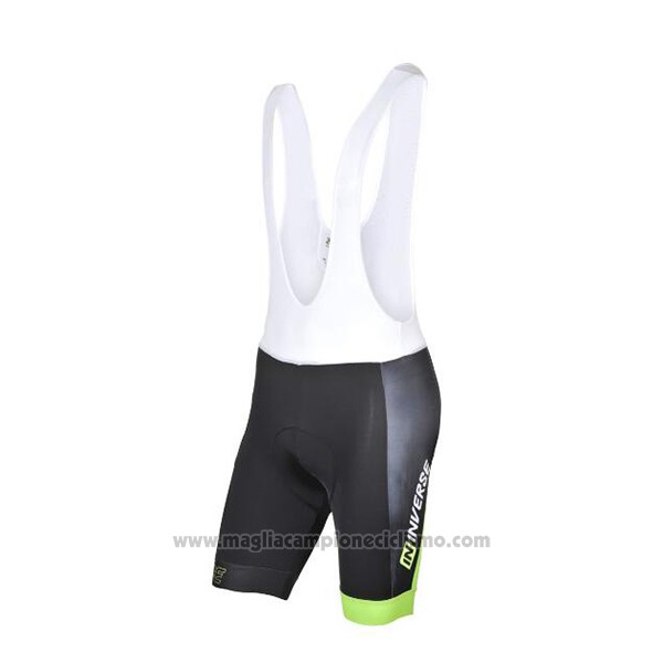 2017 Abbigliamento Ciclismo Inverse Nero e Verde Manica Corta e Salopette
