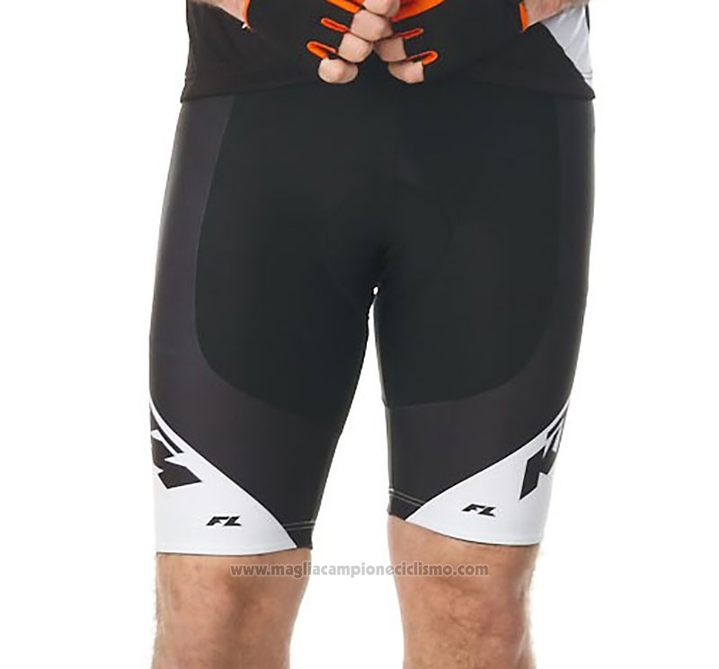 2018 Abbigliamento Ciclismo KTM Bianco Manica Corta e Salopette