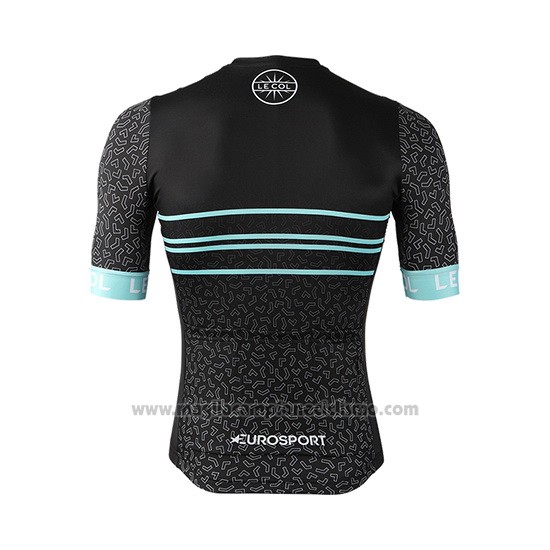 2019 Abbigliamento Ciclismo Eurosport Lecol Nero Mint Manica Corta e Salopette