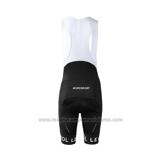 2019 Abbigliamento Ciclismo Eurosport Lecol Nero Mint Manica Corta e Salopette