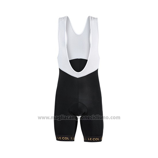 2019 Abbigliamento Ciclismo Lecol Nero Rosso Manica Corta e Salopette