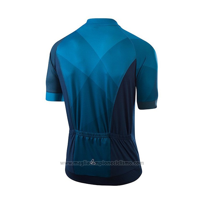2021 Abbigliamento Ciclismo Loffler Blu Manica Corta e Salopette