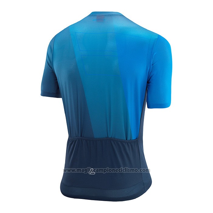 2022 Abbigliamento Ciclismo Loffler Blu Manica Corta e Salopette