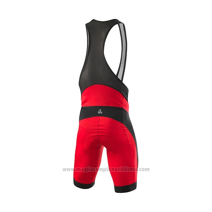 2022 Abbigliamento Ciclismo Loffler Nero Rosso Manica Corta e Salopette