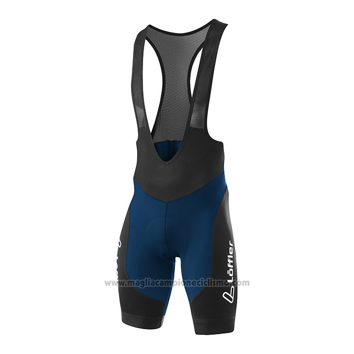 2022 Abbigliamento Ciclismo Loffler Rosso Nero Manica Corta e Salopette