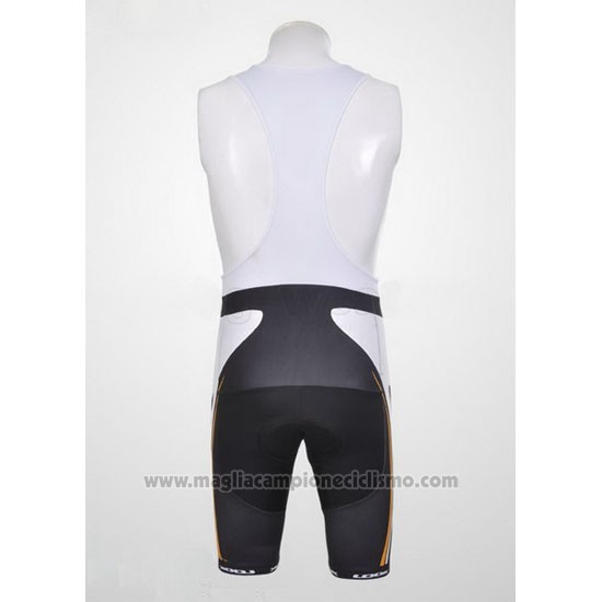 2011 Abbigliamento Ciclismo Look Nero e Bianco Manica Corta e Salopette