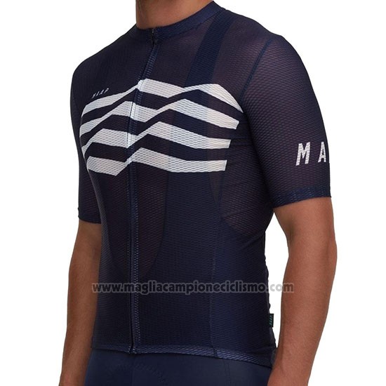2019 Abbigliamento Ciclismo Maap Flag Nero Bianco Nero Manica Corta e Salopette