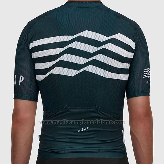 2019 Abbigliamento Ciclismo Maap Flag Verde Bianco Nero Manica Corta e Salopette