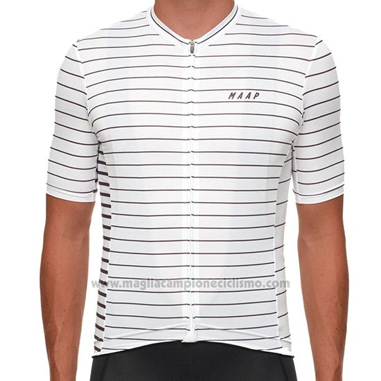 2019 Abbigliamento Ciclismo Maap Movement Bianco Manica Corta e Salopette