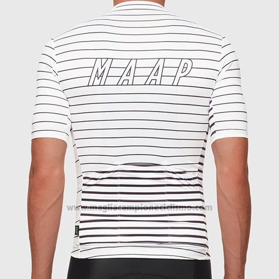 2019 Abbigliamento Ciclismo Maap Movement Bianco Manica Corta e Salopette