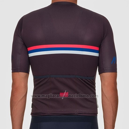 2019 Abbigliamento Ciclismo Maap Nationals Mulberry Marrone Manica Corta e Salopette