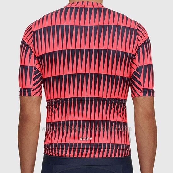 2019 Abbigliamento Ciclismo Maap Rosso Nero Manica Corta e Salopette