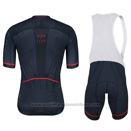 2018 Abbigliamento Ciclismo Maloja PushbikersM Nero Manica Corta e Salopette