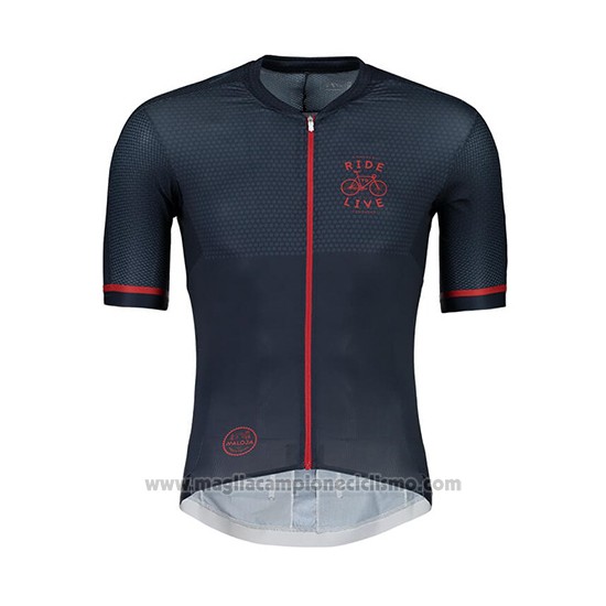 2018 Abbigliamento Ciclismo Maloja PushbikersM Nero Manica Corta e Salopette