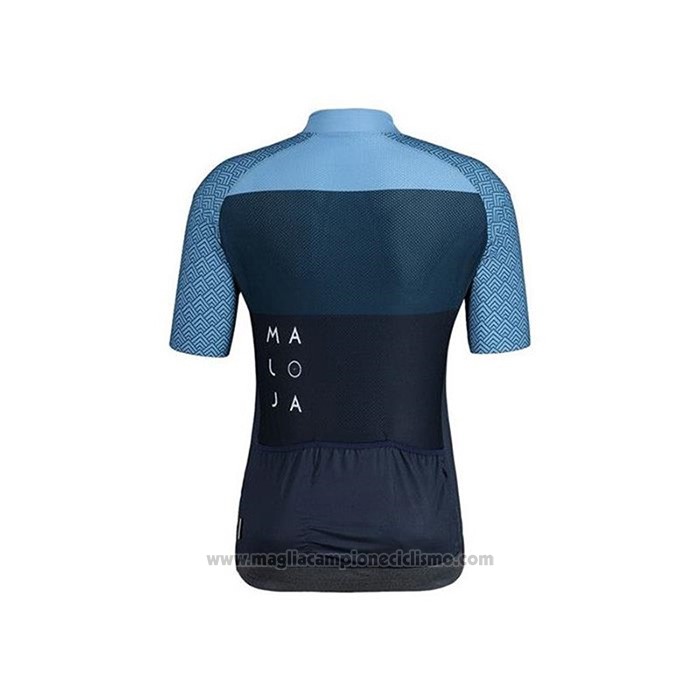 2020 Abbigliamento Ciclismo Maloja Blu Manica Corta e Salopette