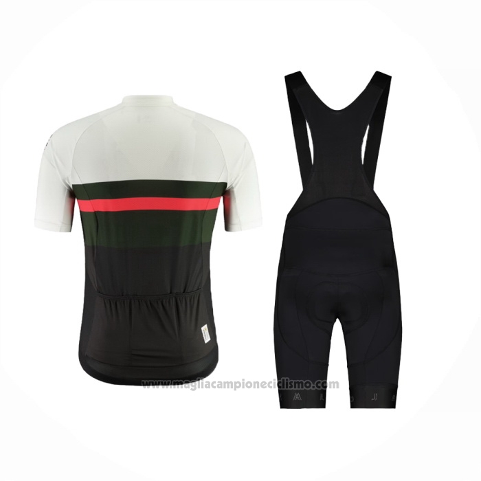 2024 Abbigliamento Ciclismo Maloja Nero Bianco Manica Corta e Salopette