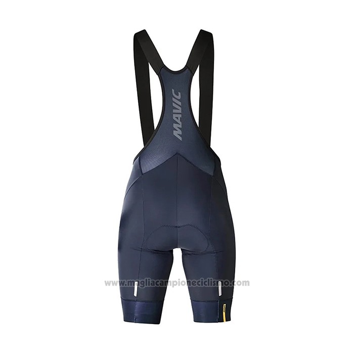 2021 Abbigliamento Ciclismo Mavic Blu Manica Corta e Salopette